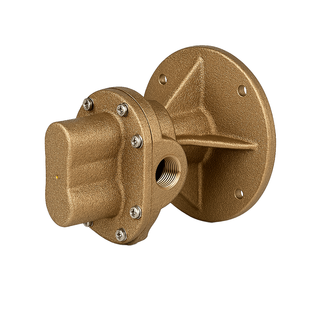 OBN999R | Bronze Gear Pump with Relief, 1/2 Ports | (N999)