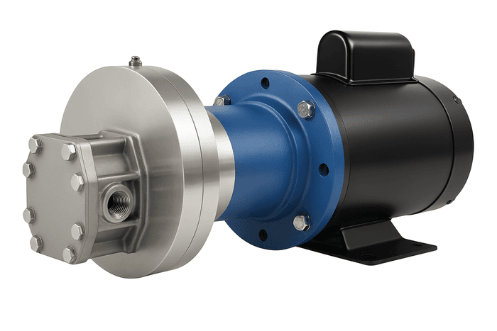 Oberdorfer Pumps Chemsteel Gear Pump with Motor | SM417 | (OBSM41716CW-T97)